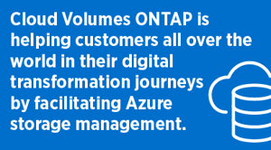 Cloud Volumes ONTAP facilitates Azure storage management