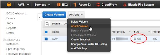 Attaching an EBS Volume to an EC2 Instance